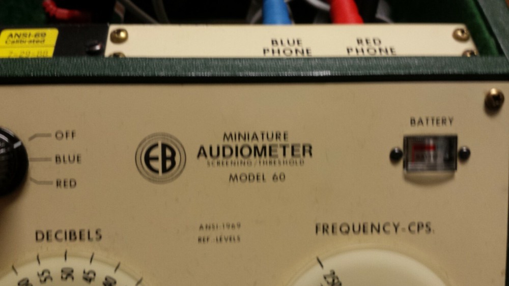 Eckstein Brothers Miniature Audiometer Model 60 Hearing Test 