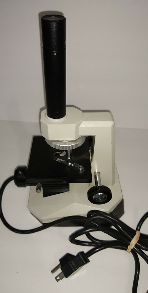 MEIJI TECHNO MICROSCOPE ILLUMINATED TESTED NICE!