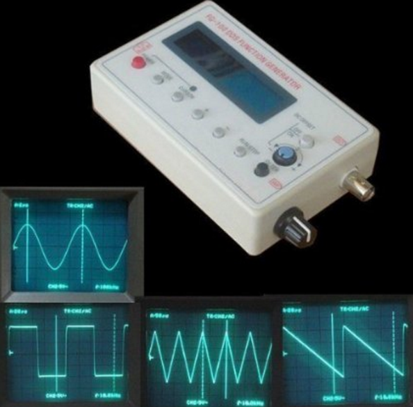 DDS Function Signal Generator Module Sine + Triangle + Square Wave + USB Cable