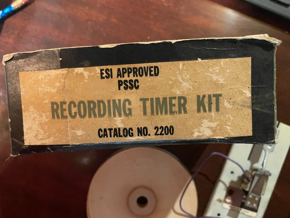 Vintage Macalaster Scientific Recording Timer Kit