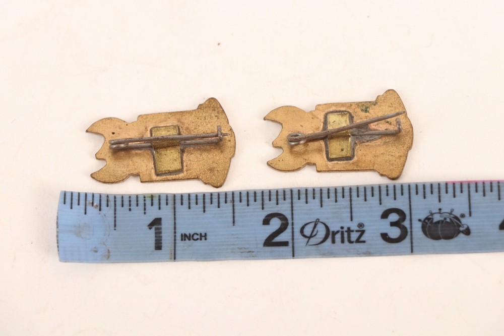 WWII ERa Theater Made Pin Back Unit Insignia.