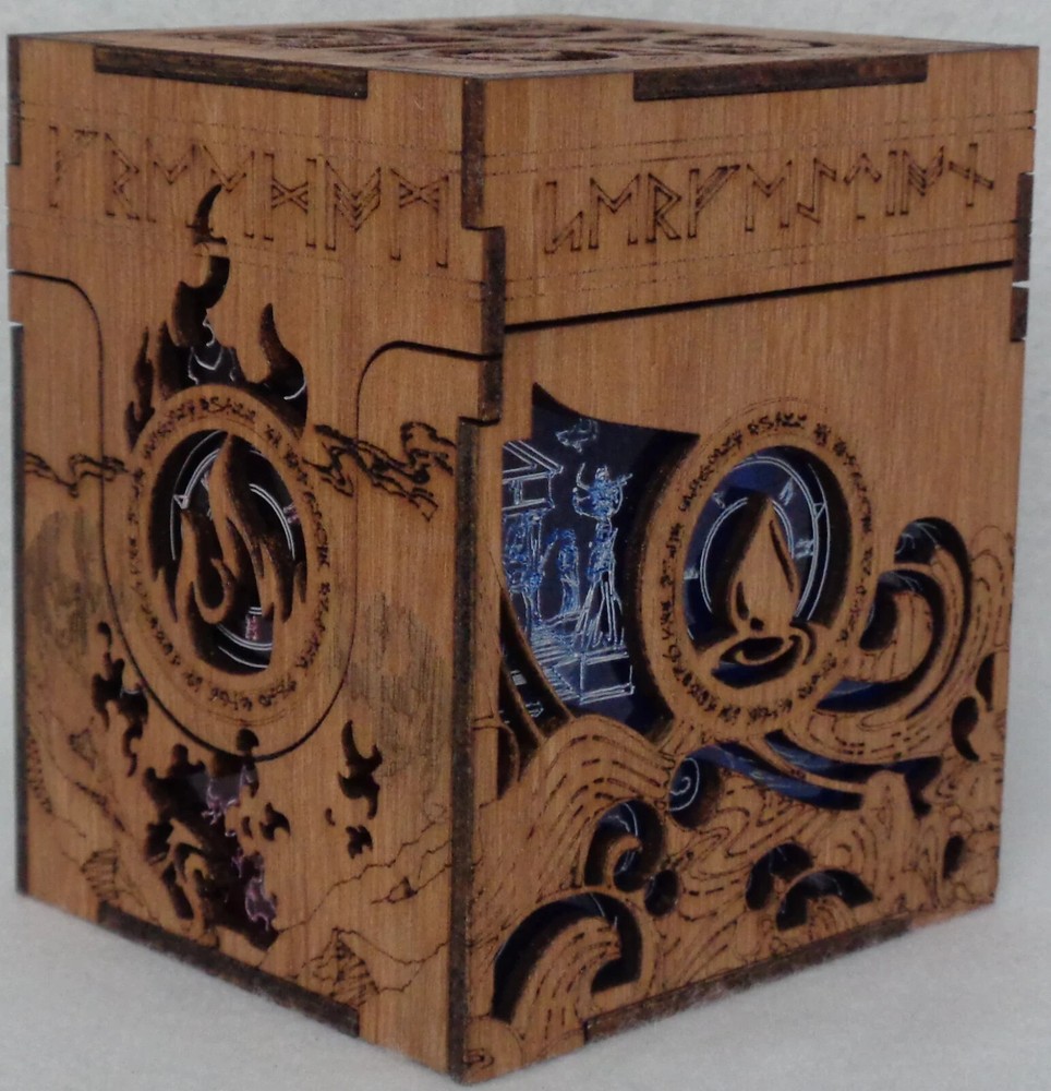 MTG Commander Deck Box INK-TREADER RED/GREEN/WHITE/BLUE standard Magic Gathering