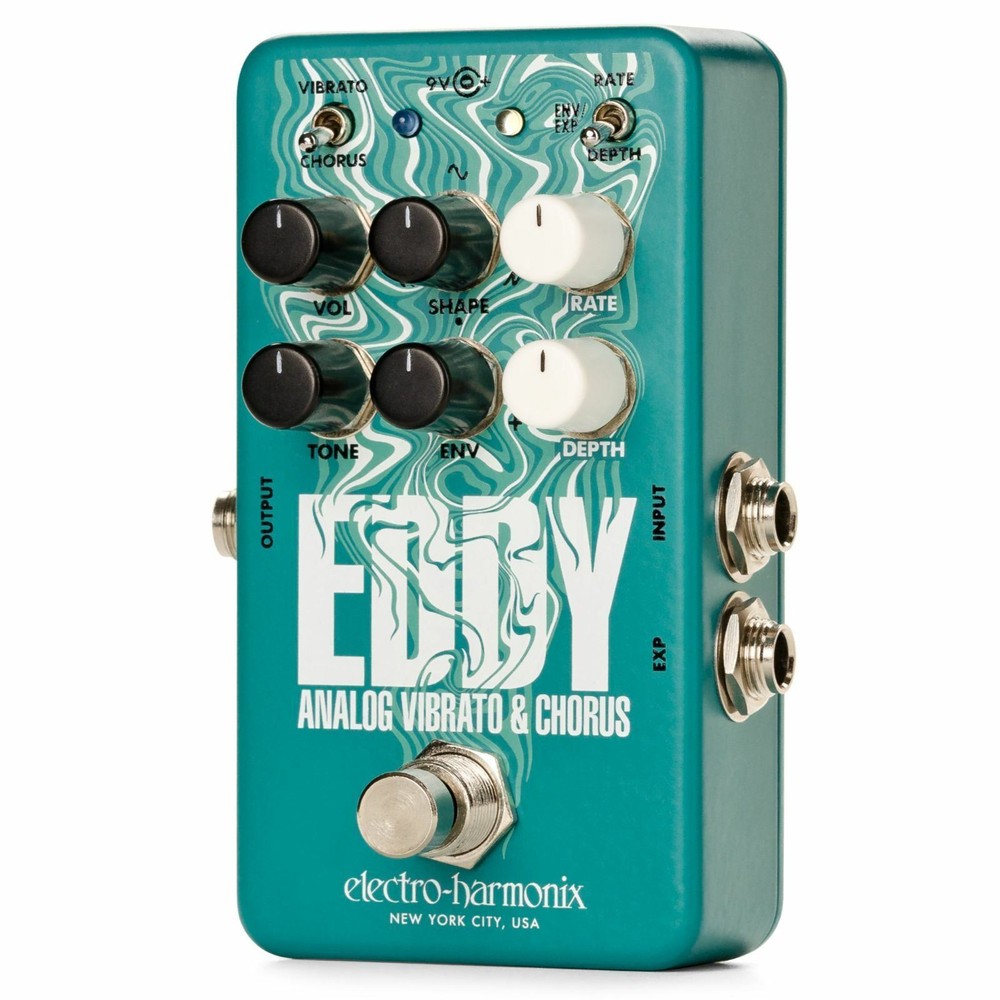 Electro-Harmonix EDDY Analog Vibrato and Chorus Effects Pedal