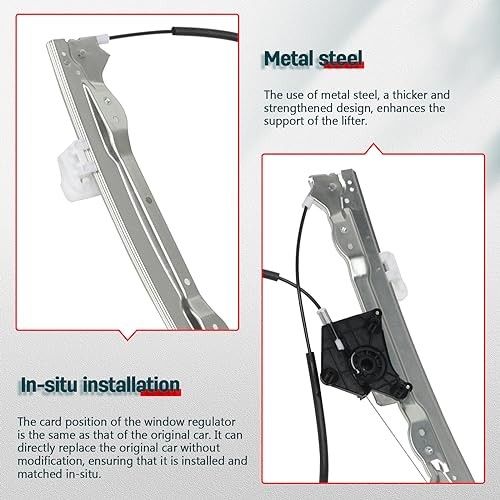 Power Window Regulator Front Left Driver Side fit for 2008-2010 for Dodge