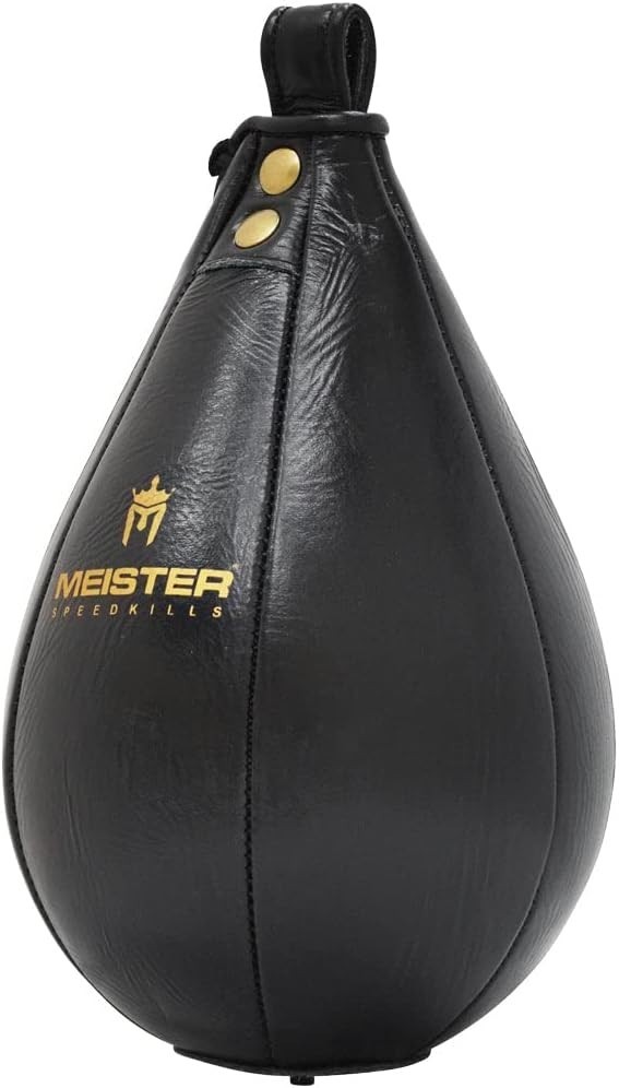 SpeedKills Black Medium Speed Bag - Enhanced Performance with Latex Bladder