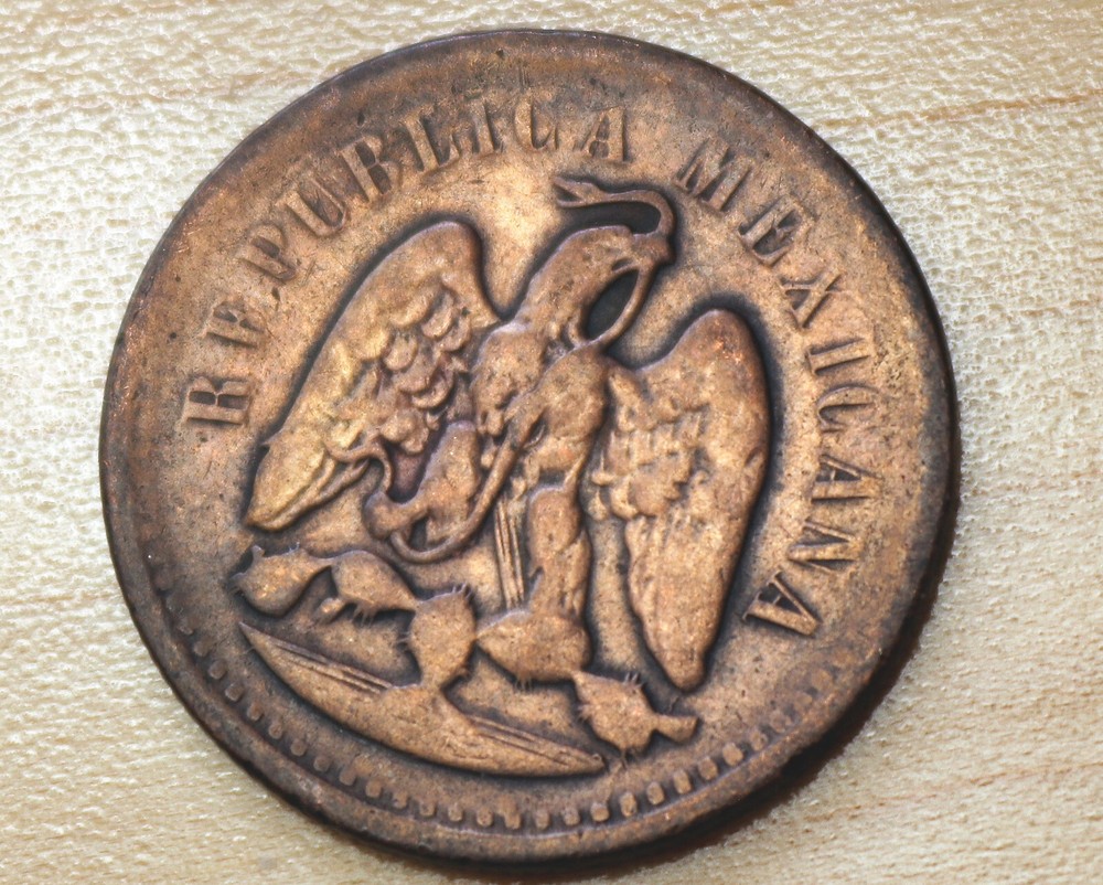 1891 Pi Mexico 1 Centavo