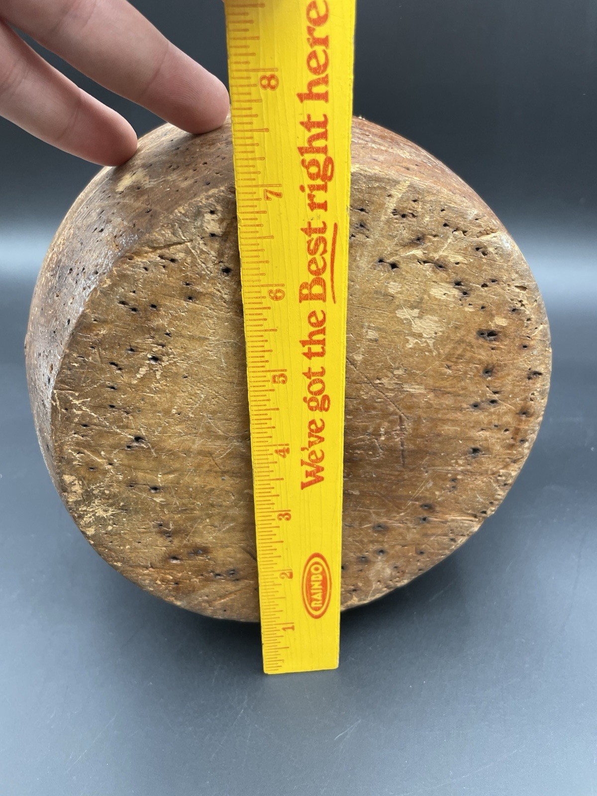 Vintage Millinery Wood Hat Block Mold Form Antique Hatter tool