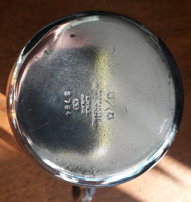 Vintage Solid Silverplate Small Jug 9x7cm 231gram B2