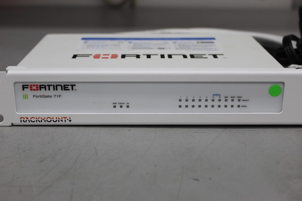 Fortinet FortiGate 71F FG-71F Security Firewall Router w/ Rackmount