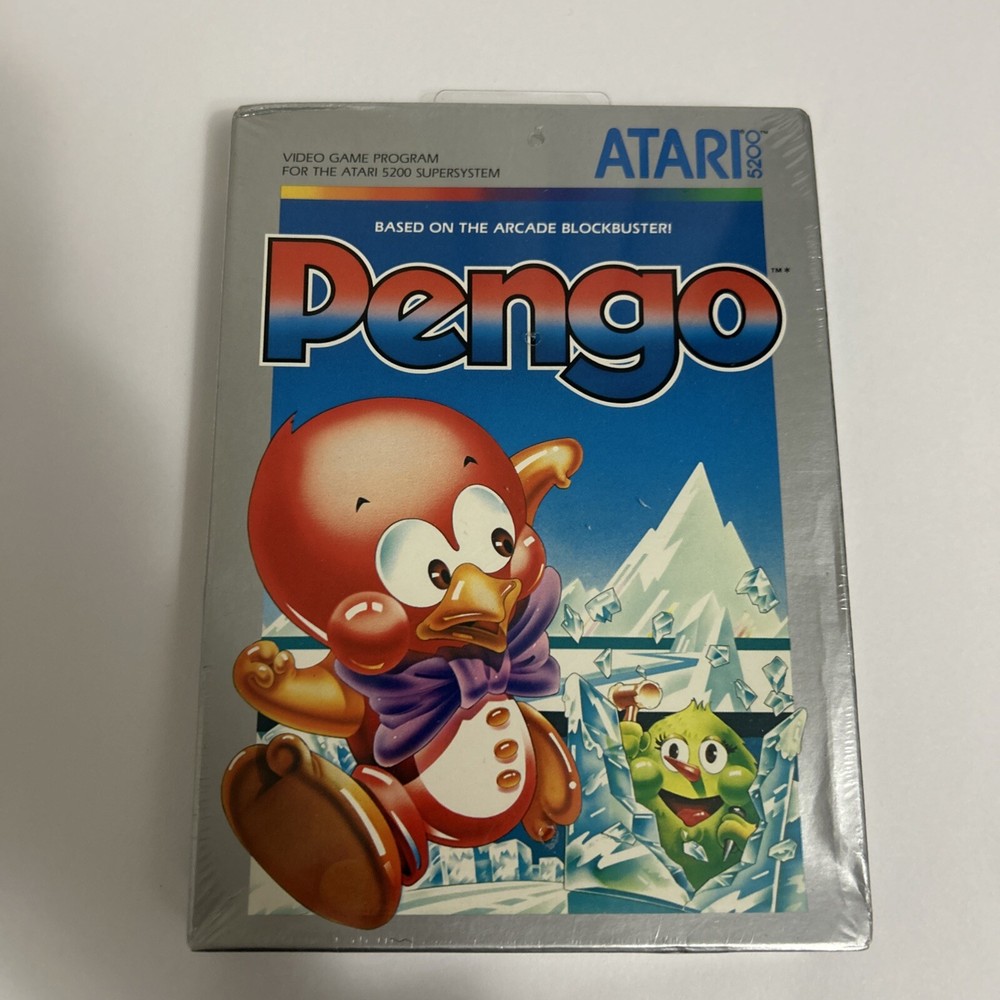 Pengo video Game Atari  1983 SEALED With Case