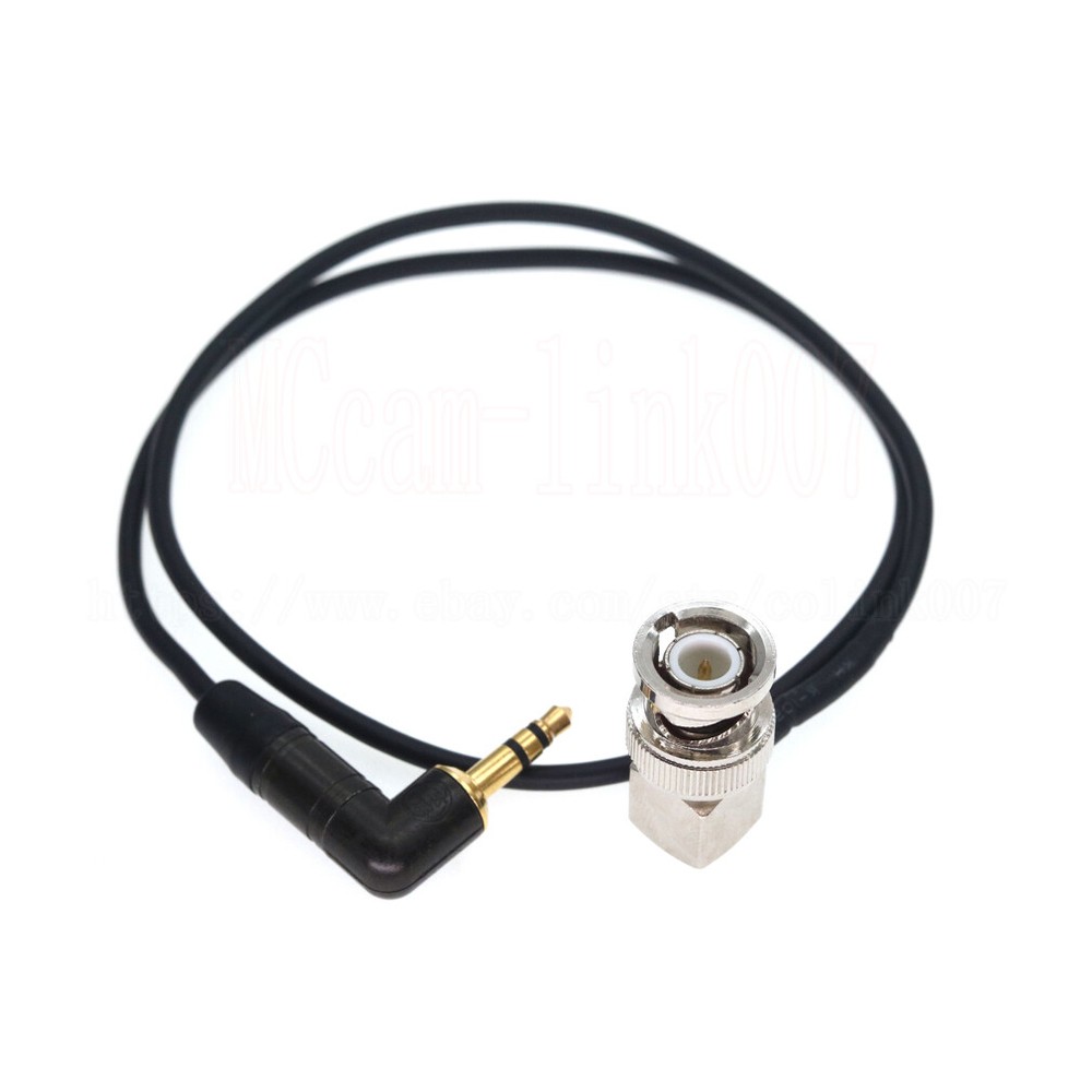 ZOOM F6 Time code cable, ZOOM F6 Timecode input and output line 3.5 plug to BNC