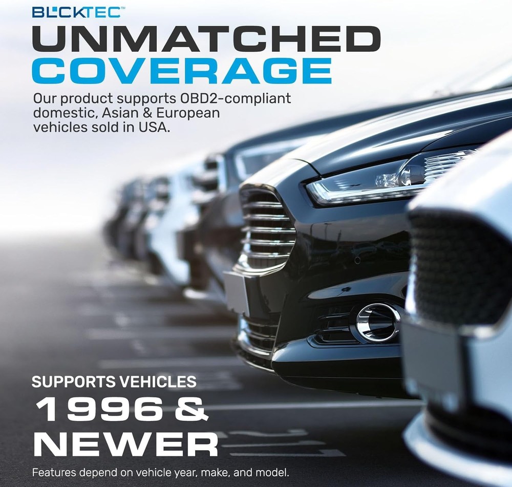 BLCKTEC 420 Bluetooth OBD2 Scanner Diagnostic Tool - Vehicle Code Reader for Car