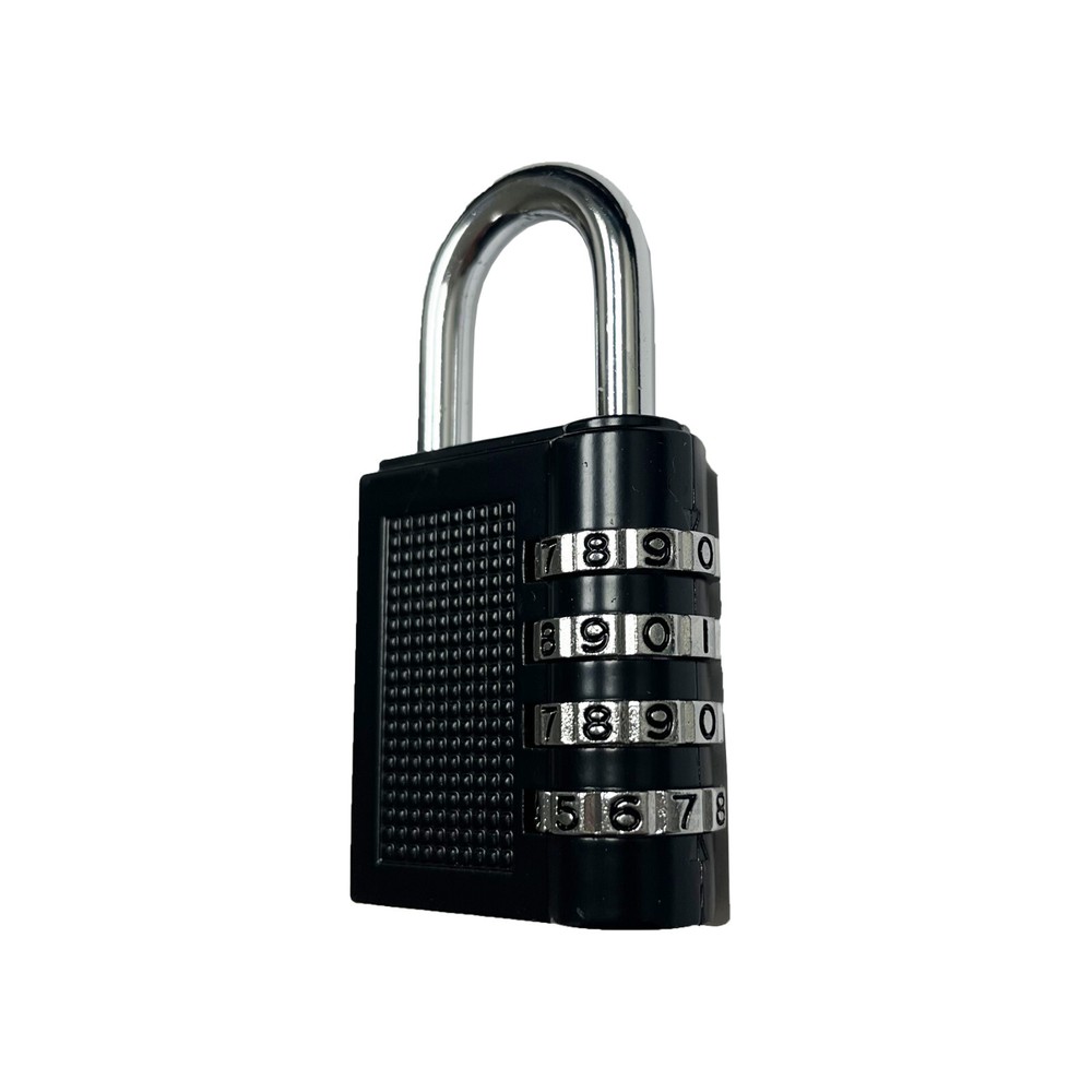 Combination Lock Resettable 4-Digit Anti Rust Weatherproof Padlock
