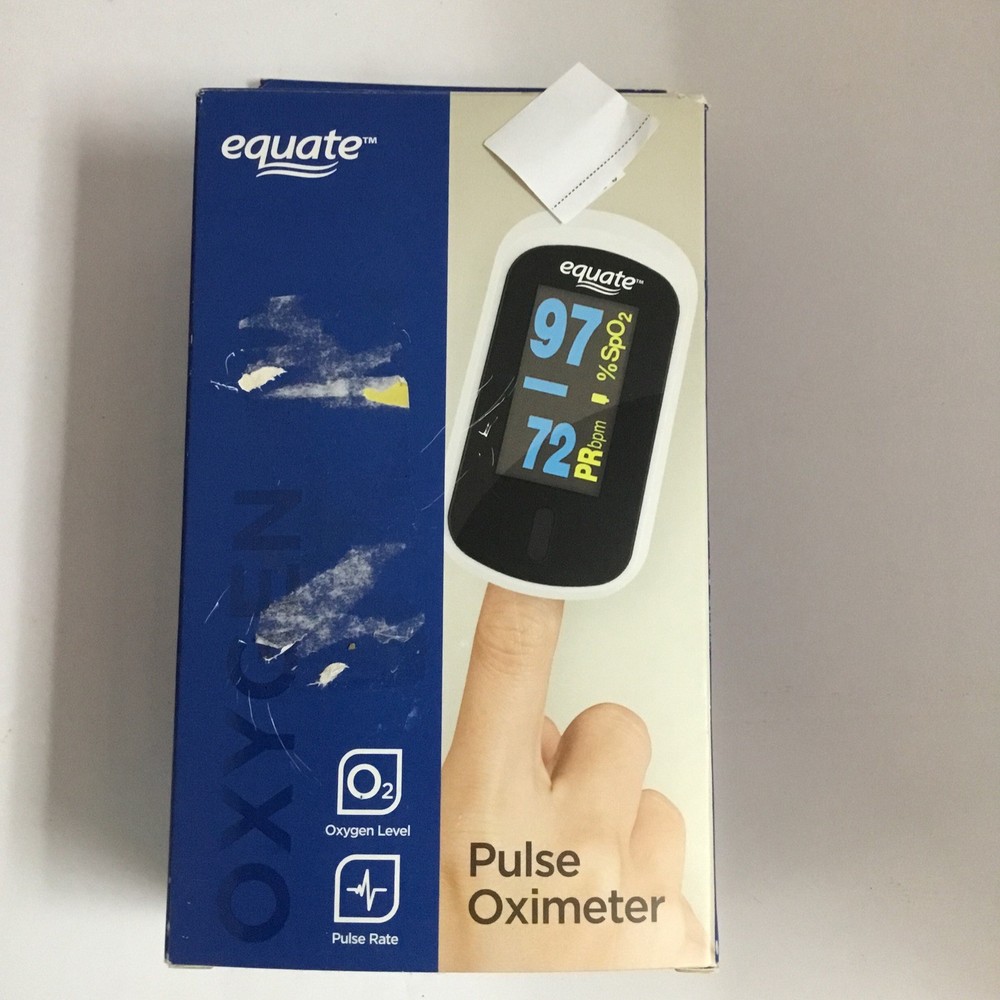 🔥🔥EQUATE  Fingertip Oxygen Level Pulse Rate Oximeter