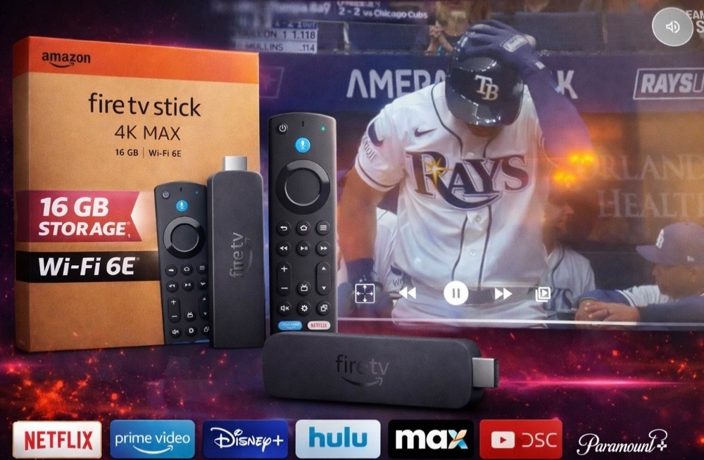 Amazon E9L29Y Fire Stick 4K HD Digital - Black - max potential Jl3
