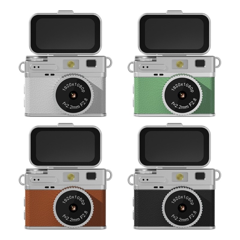 Small Digital Camera With Retro Design And Multiple Mode Flip Screen Easy to Use
