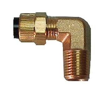 DCI 1/4" Poly x 1/8" MPT Elbow
