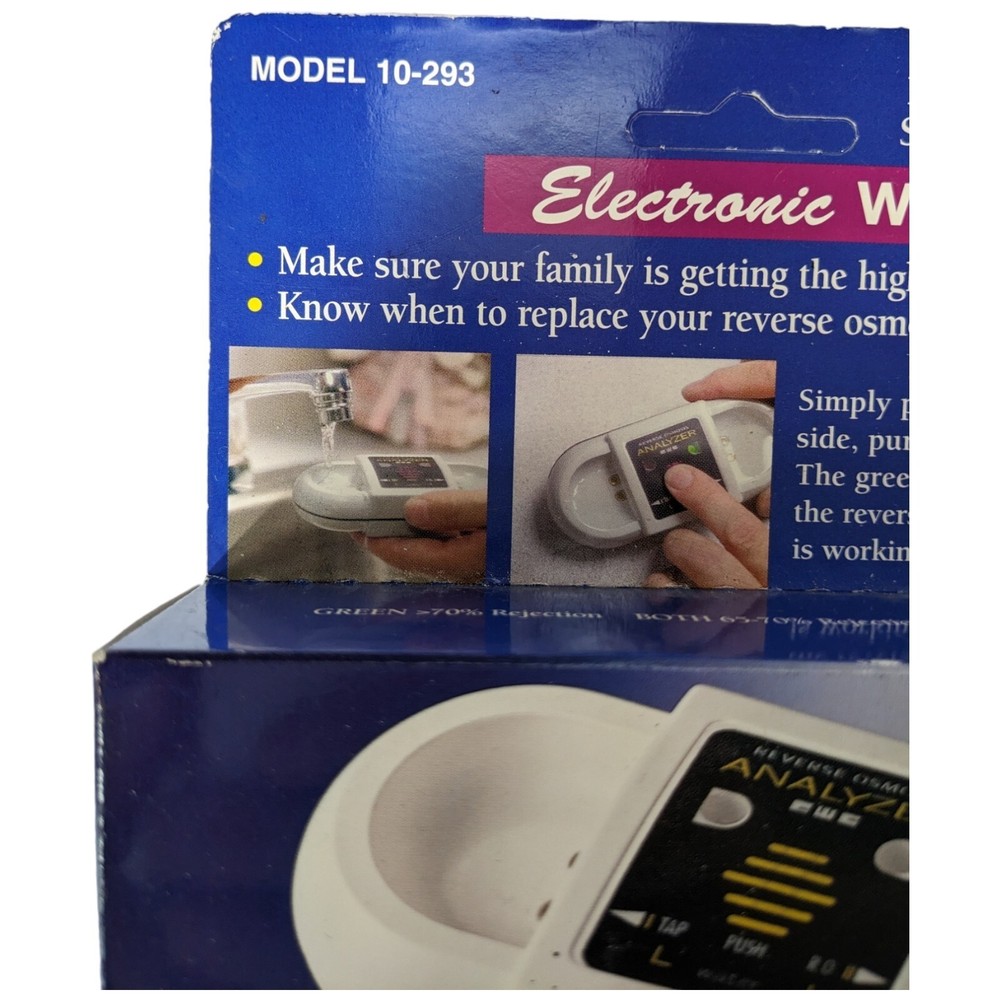 Water Quality Tester Reverse Osmosis System Analyzer 10-293 Electronic