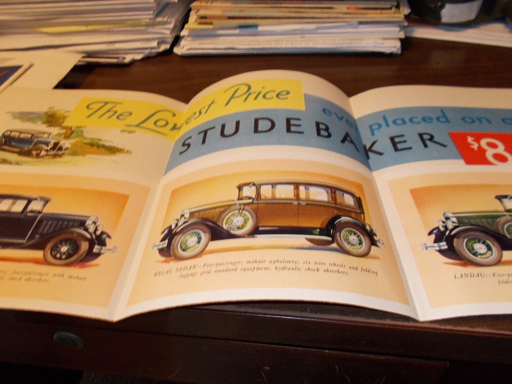 1930 Studebaker Sales Brochure / Original / Nice !!