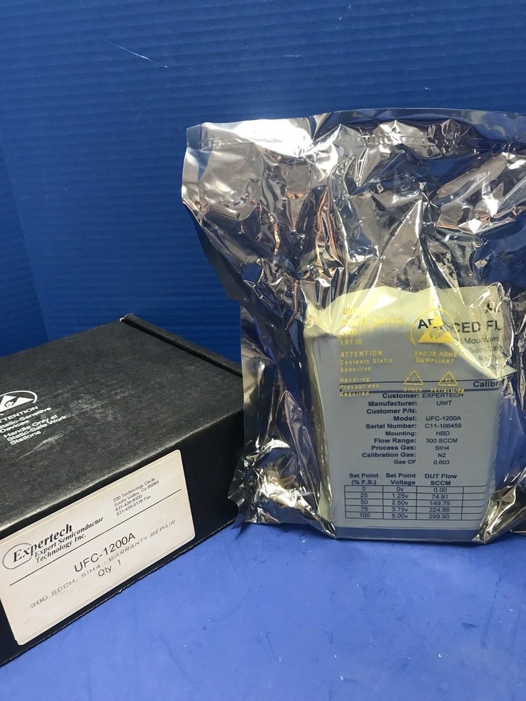 Unit UFC-1200A Mass Flow Controller, SIH4, 300 SCCM, Used