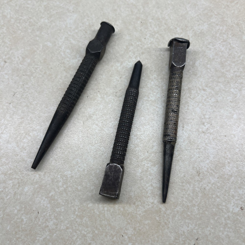 3-Antique Nail Punches