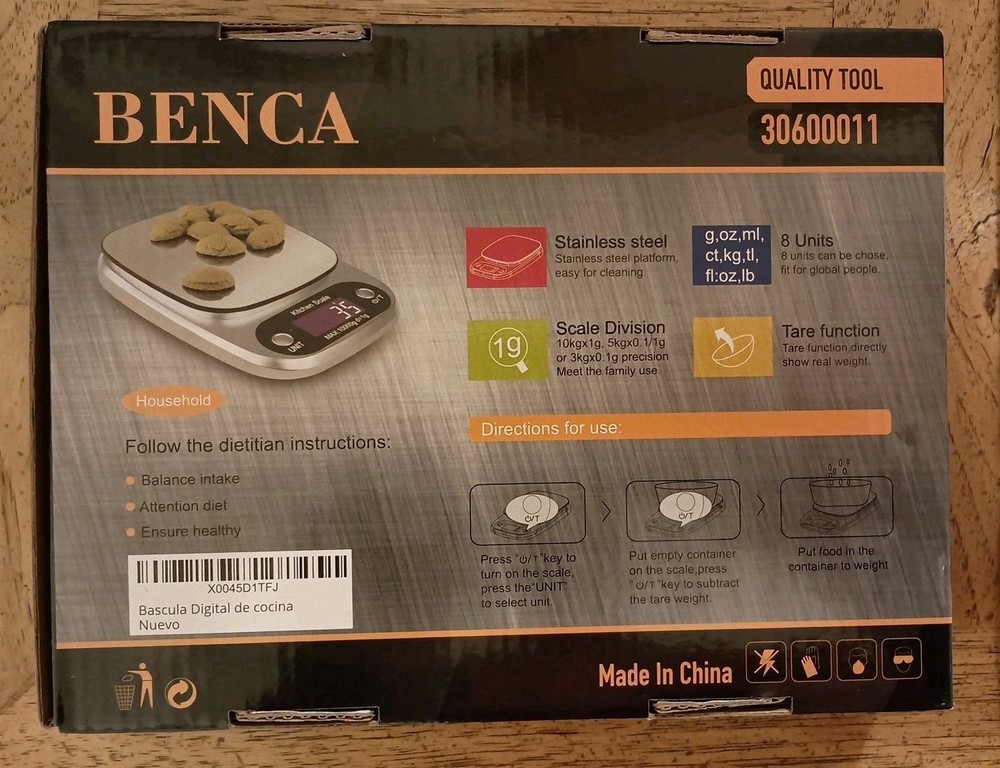 Benca Kitchen Scale New