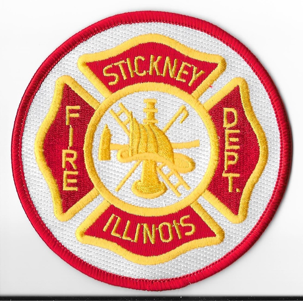 Stickney Fire Department, Illinois Shoulder Patch V3