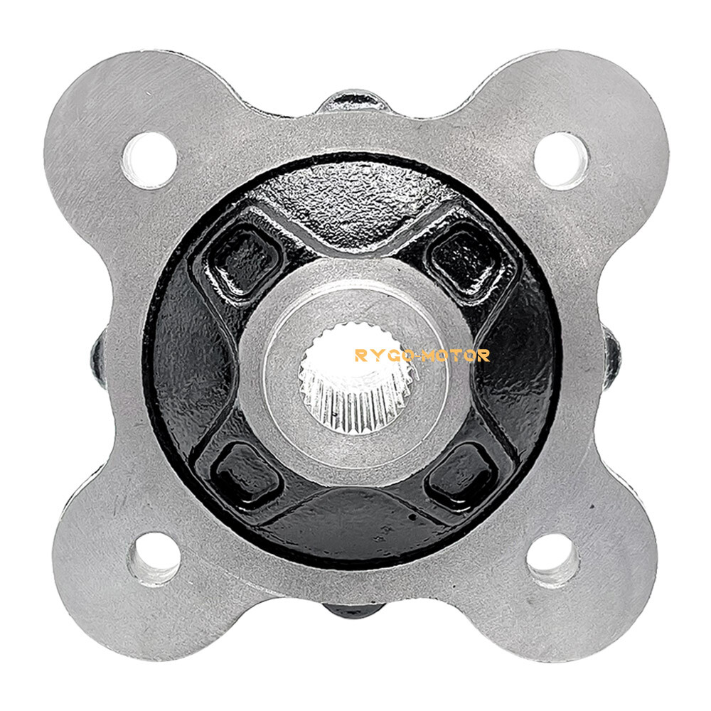 Rear Wheel Hub Bearing Studs Brake Rotor Kit for Polaris Ranger 900 1000 XP Crew