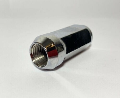 32 Chrome Bulge Acorn Lug Nuts XL 2" Tall 9/16-18 For 1987-1998 Ford F-250 F-350