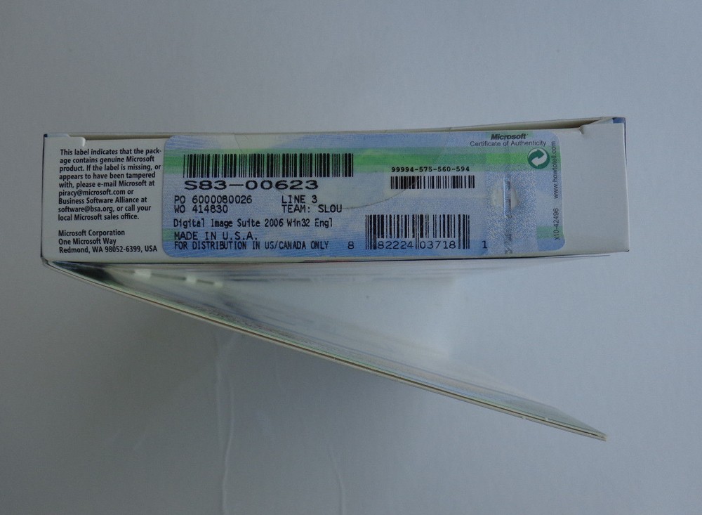 Microsoft Digital Image Suite 2006 (Small box, no manual)
