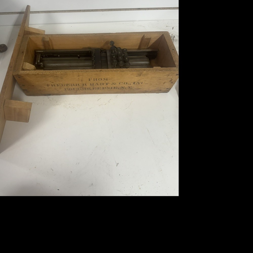 Antique Computer Tabulating Machine Co 1901 Frederick Hart & Co Herman Hollerith