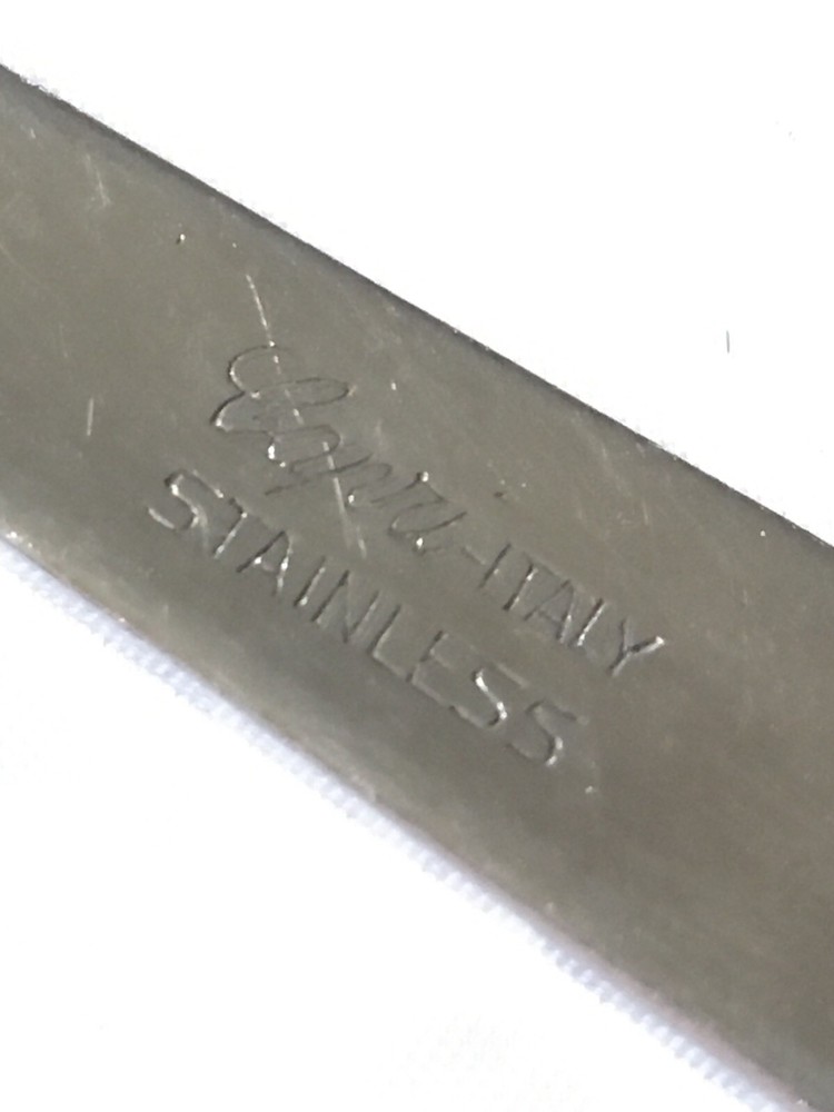 1 Medium Solid Cold Meat Fork Serving Italy Capri CAP2 Sleek MCM 9934 Stainless