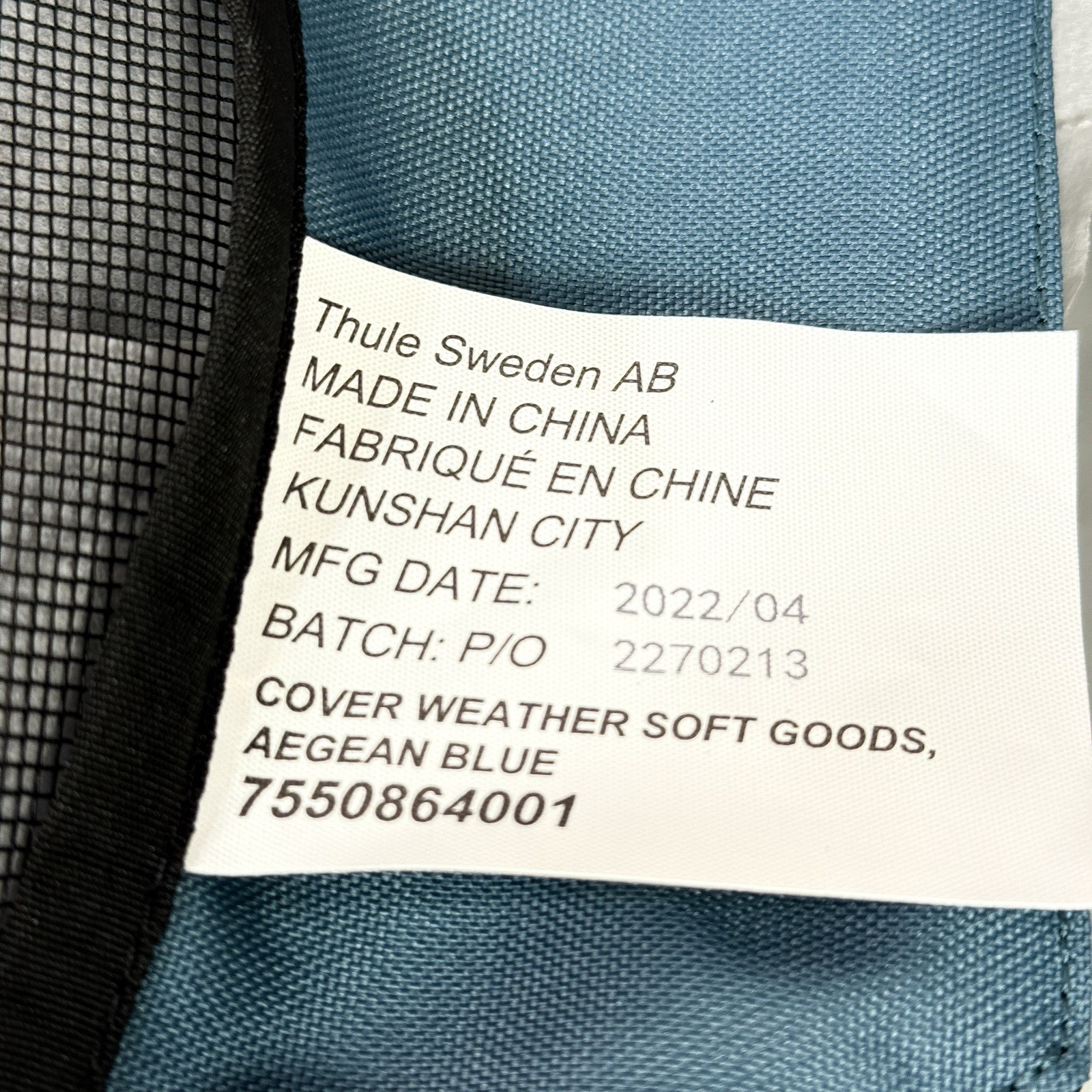 Thule Courier Convertible Bike Trailer & Stroller, Agean Blue-Black