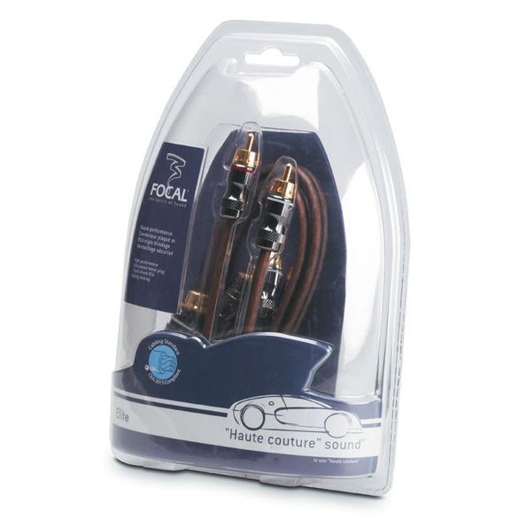 Focal ER5 Elite Stereo RCA Cable 5 M High Performance Triple Shielded