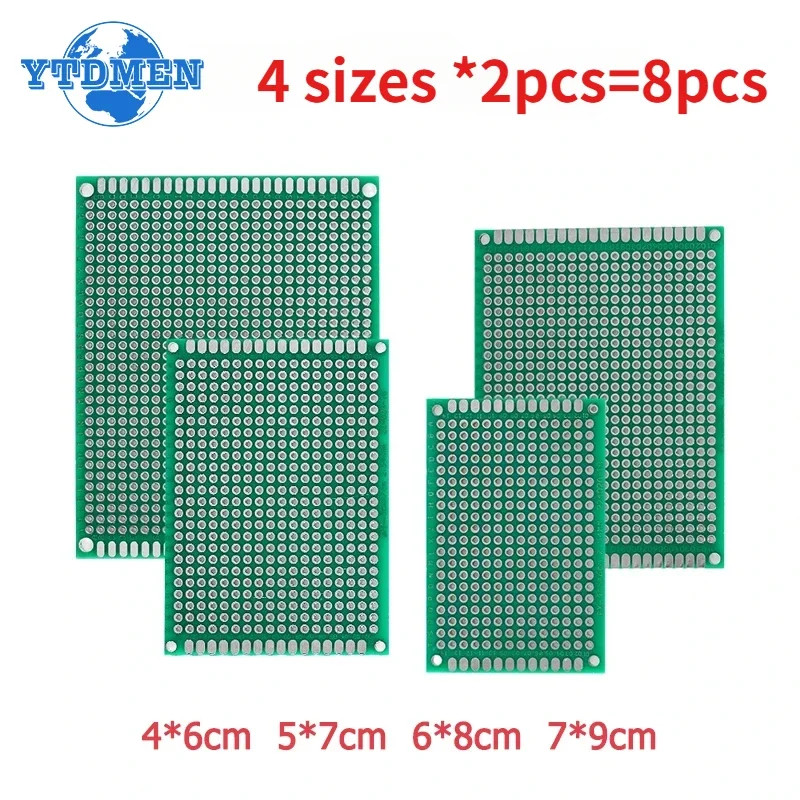 Double Side Universal PCB Prototype Board Printed Circuit Protoboard DIY Solder