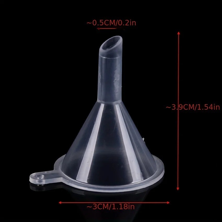 10pcs Small Plastic For Perfume Diffuser Bottle Mini Liquid Oil Funnels Lab US