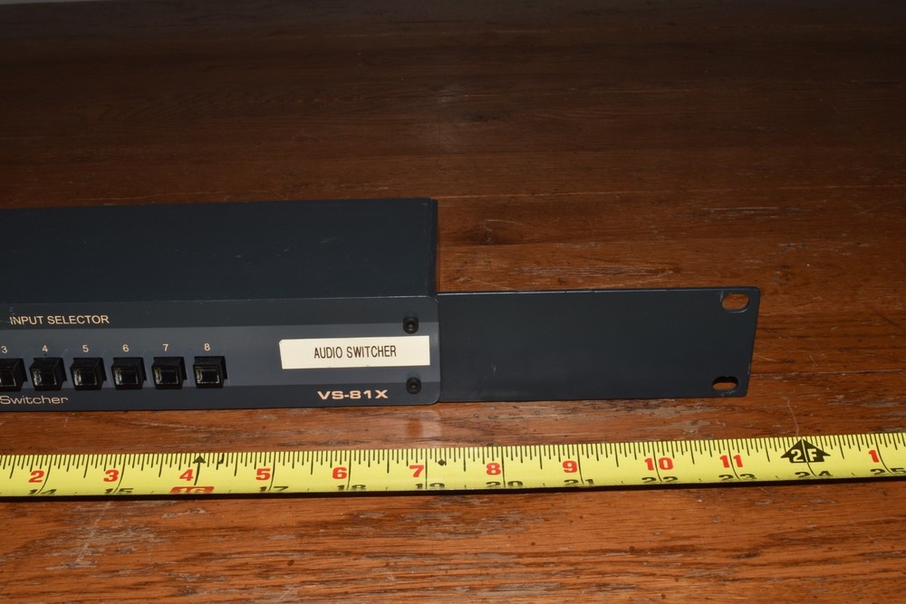 Kramer 8x1 Audio Stero Switcher MODEL#VS-81X USED