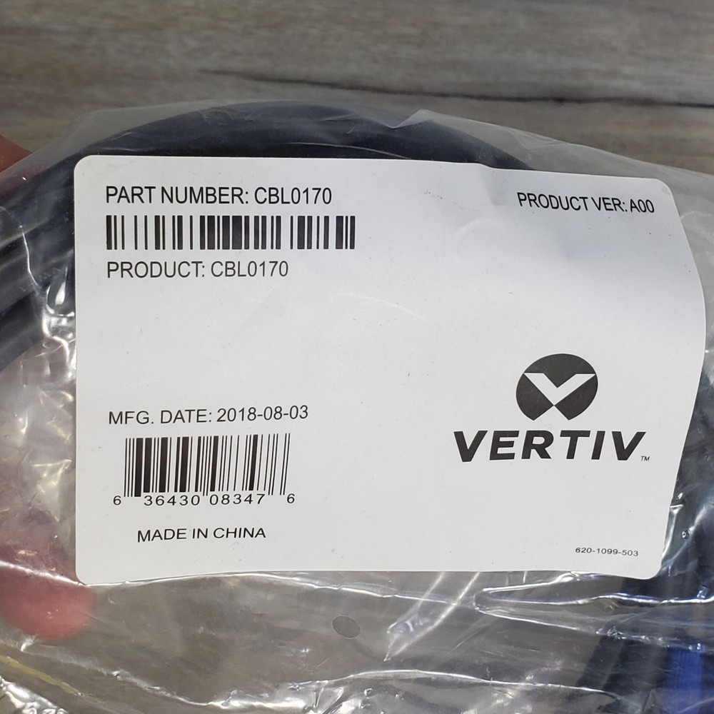 2 Count NIP Vertiv | Avocent CBL0170 VGA/USB KVM Computer Cable