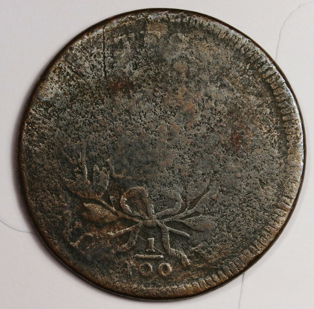1798/7 Large Cent. Circulated. 164248
