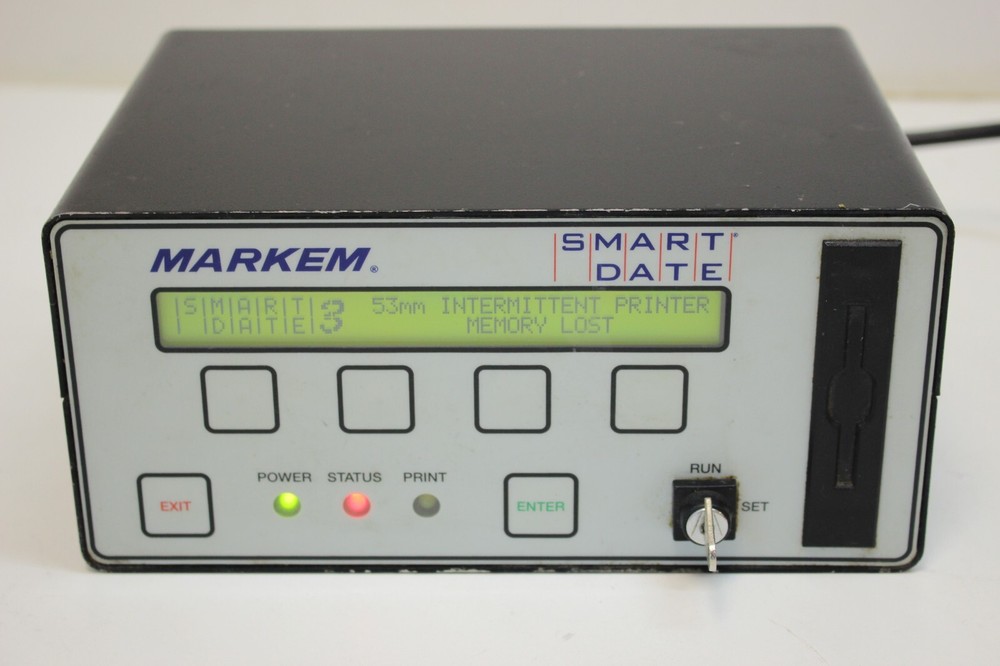 MARKEM SMARTDATE / 3 Thermal Transfer Coder Continuous Printer With Key