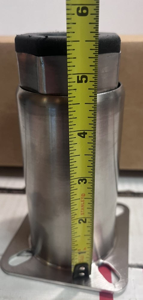 ADJUSTABLE STAINLESS STEEL TAPERED LEG