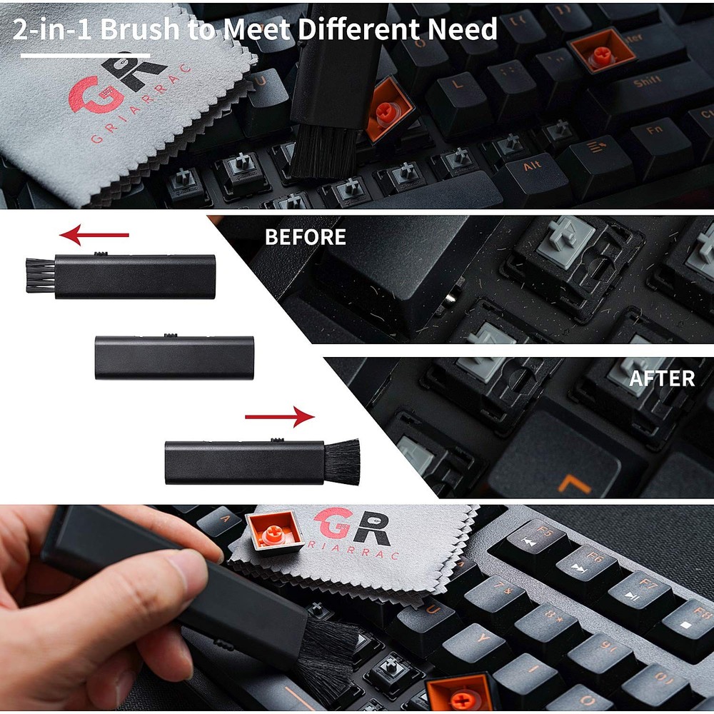 Mechanical Keyboard O Ring Switch Dampener with Keycap Puller Remover Brush A...