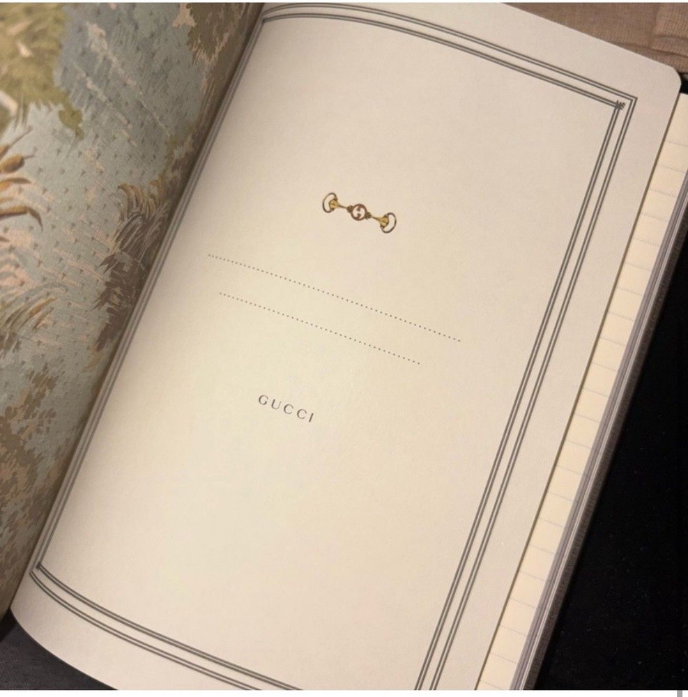 Brand New With Box Gucci Notebook Lined