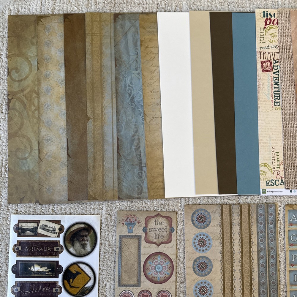 AUSTRALIA Themed Embellishments Kit