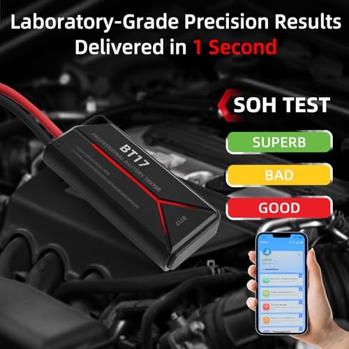 Professional 12V-24V Battery Tester - Internal Battery Testing - Professional