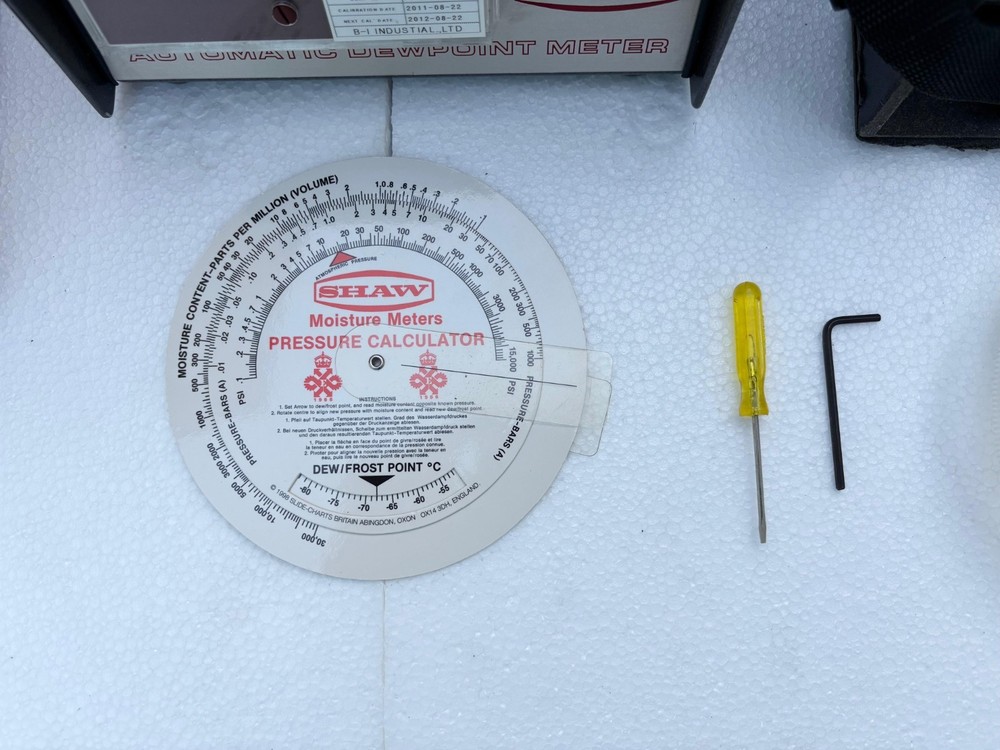 SHAW SADP AUTOMATIC DEWPOINT METER MOISTURE METER HYGROMETER #3
