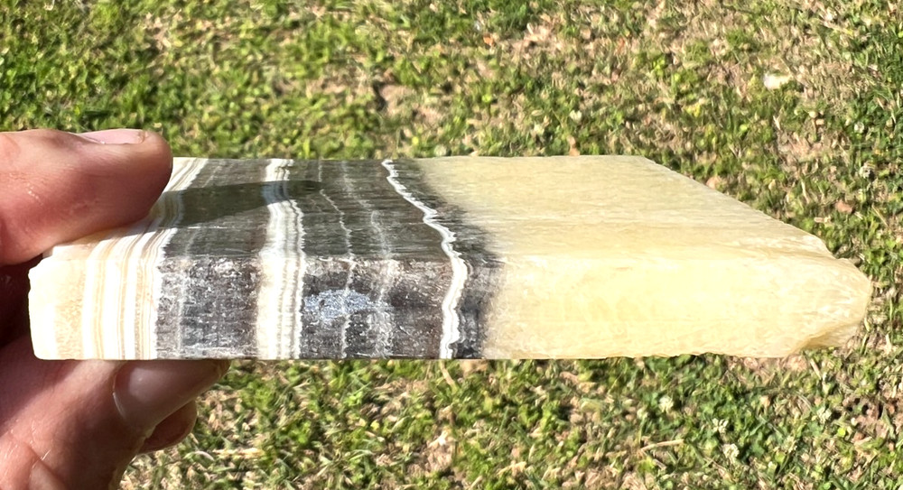 Nice Thick Zebra Calcite slab - 224g