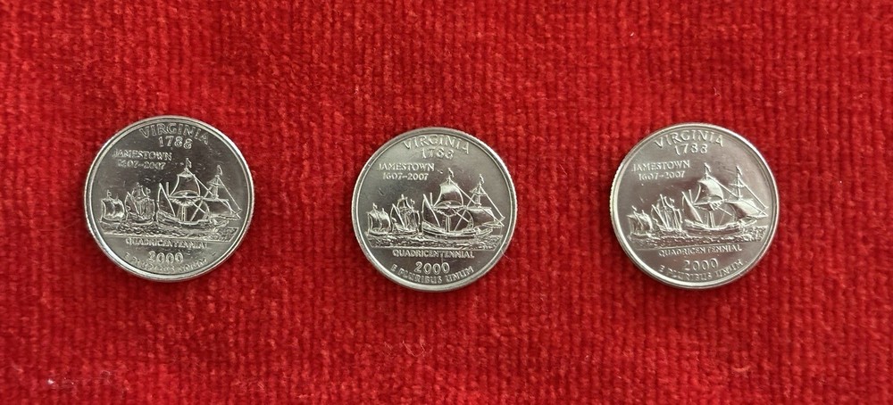 2000 Virginia State Quarter Excellent