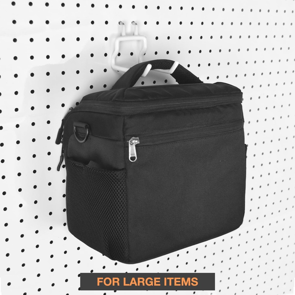 24-Pack Pegboard Hooks, 2" 4" Peg Board Tool Utility Hangers Fit 1/4" Pegboar...