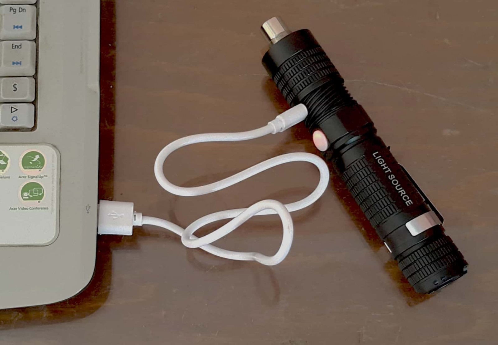 ClaraMed Battery/USB LED Light Source compatible with Storz endoscopes/cables,S2